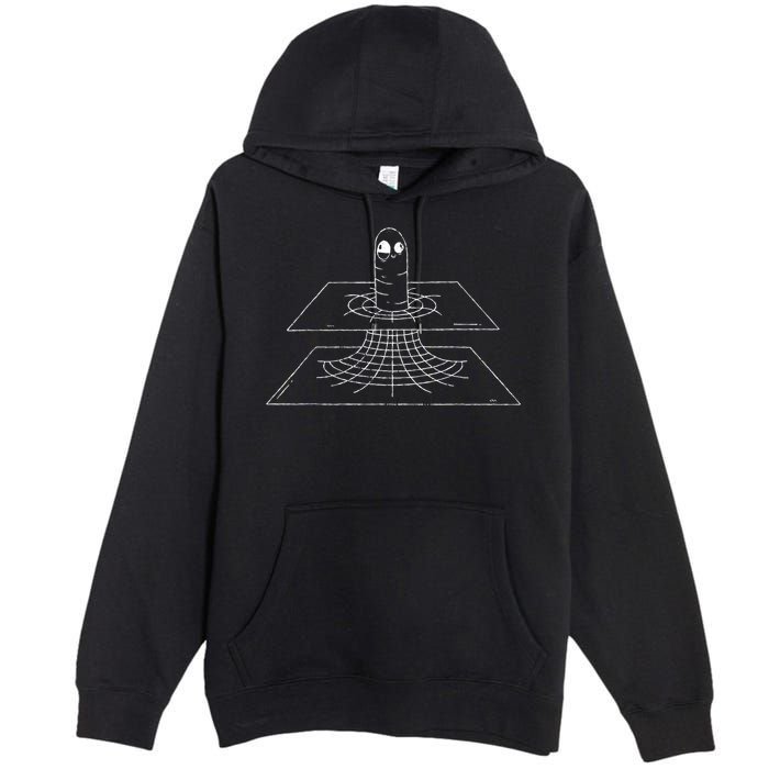 Funny Wormhole Astrophysics Physics Nerd Physicist Gift Premium Pullover Hoodie