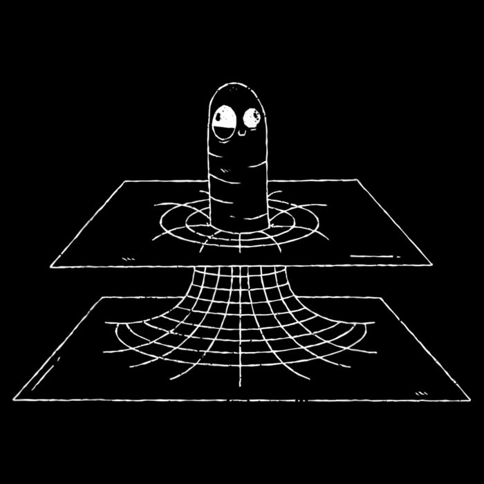 Funny Wormhole Astrophysics Physics Nerd Physicist Gift Poster