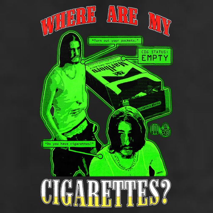 Fishtanklive Where Are My Cigarettes Golf Towel
