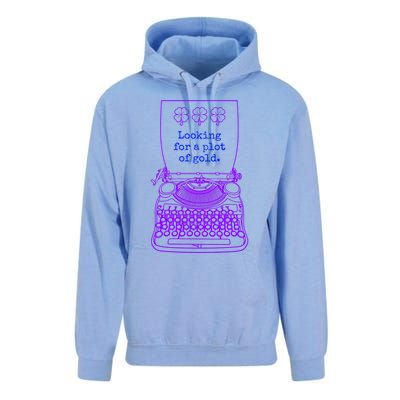 Funny Writer Author Novelist St Patricks Day Plot Of Gold Meaningful Gift Unisex Surf Hoodie