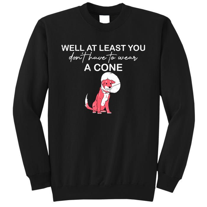 Funny Well At Least You Dont Have To Wear A Cone Sweatshirt