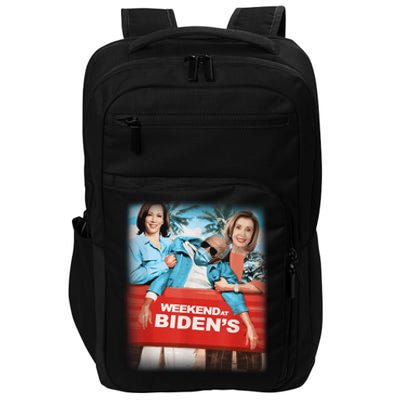 Funny Weekend At BidenS Anti Biden Democrats Sarcastic Gift Impact Tech Backpack