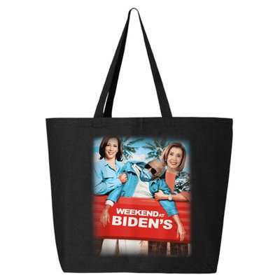 Funny Weekend At BidenS Anti Biden Democrats Sarcastic Gift 25L Jumbo Tote