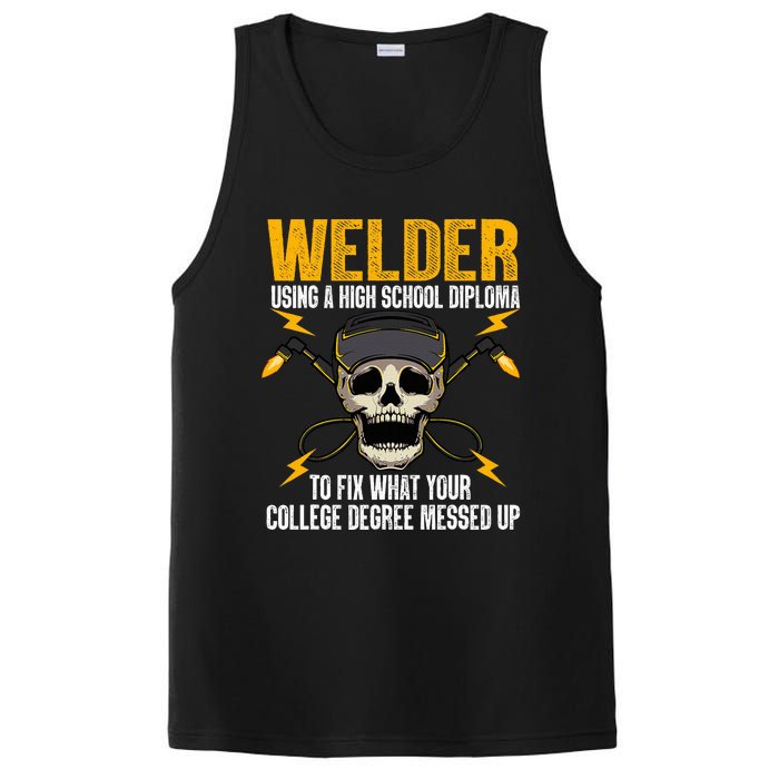 Funny Welder Art Steel Welding Migtig Welder PosiCharge Competitor Tank