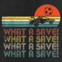 Funny What A Save Vintage Retro Rocket Soccer Car League Hat