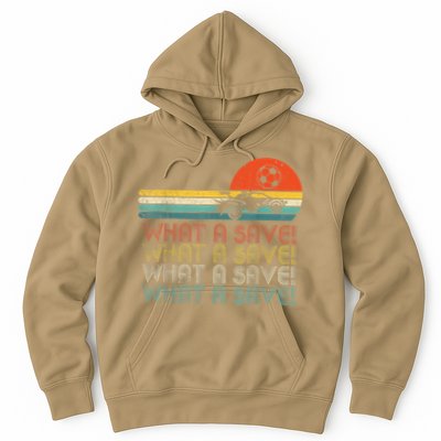 Funny What A Save Vintage Retro Rocket Soccer Car League Hoodie