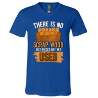 Funny Woodworking And Carpenter Humor And Silly Woodworker Cool Gift V-Neck T-Shirt