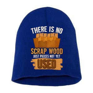 Funny Woodworking And Carpenter Humor And Silly Woodworker Cool Gift Short Acrylic Beanie