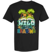 Funny Wild About Reading Book Lover Reading Fan Garment-Dyed Heavyweight T-Shirt