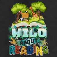 Funny Wild About Reading Book Lover Reading Fan Garment-Dyed Heavyweight T-Shirt