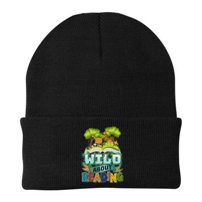 Funny Wild About Reading Book Lover Reading Fan Beanie