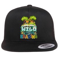 Funny Wild About Reading Book Lover Reading Fan Flatbill Hat