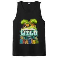 Funny Wild About Reading Book Lover Reading Fan PosiCharge Competitor Tank