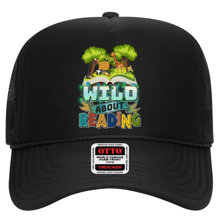 Funny Wild About Reading Book Lover Reading Fan Hat
