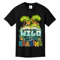 Funny Wild About Reading Book Lover Reading Fan Kids T-Shirt
