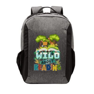 Funny Wild About Reading Book Lover Reading Fan Vector Backpack