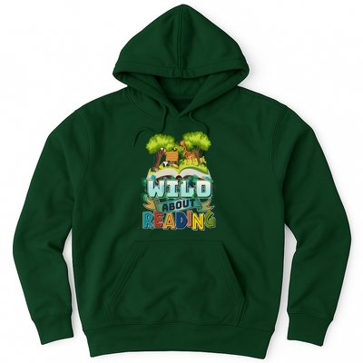 Funny Wild About Reading Book Lover Reading Fan Hoodie