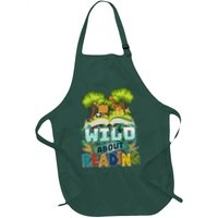 Funny Wild About Reading Book Lover Reading Fan Apron
