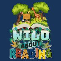 Funny Wild About Reading Book Lover Reading Fan Infant Baby Jersey Bodysuit