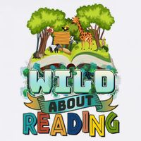 Funny Wild About Reading Book Lover Reading Fan Garment-Dyed Sweatshirt