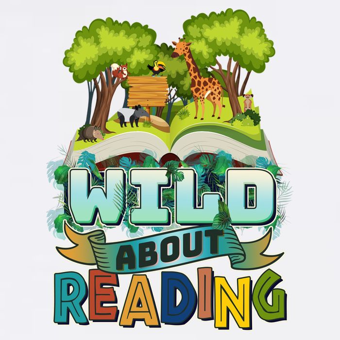 Funny Wild About Reading Book Lover Reading Fan Garment-Dyed Sweatshirt
