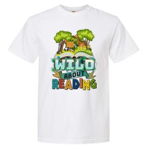 Funny Wild About Reading Book Lover Reading Fan Garment-Dyed Heavyweight T-Shirt