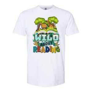 Funny Wild About Reading Book Lover Reading Fan Softstyle CVC T-Shirt