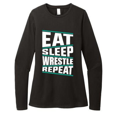 Funny Wrestling Art For Wrestle Athlete Wrestling Womens CVC Long Sleeve Shirt