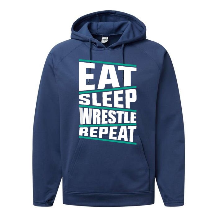 Funny Wrestling Art For Wrestle Athlete Wrestling Performance Fleece Hoodie