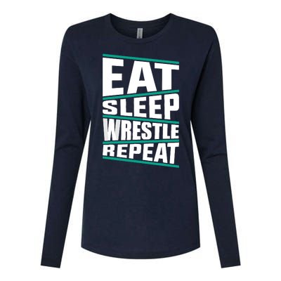 Funny Wrestling Art For Wrestle Athlete Wrestling Womens Cotton Relaxed Long Sleeve T-Shirt