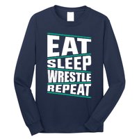 Funny Wrestling Art For Wrestle Athlete Wrestling Long Sleeve Shirt