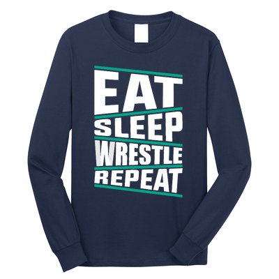 Funny Wrestling Art For Wrestle Athlete Wrestling Long Sleeve Shirt