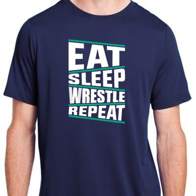 Funny Wrestling Art For Wrestle Athlete Wrestling Adult ChromaSoft Performance T-Shirt