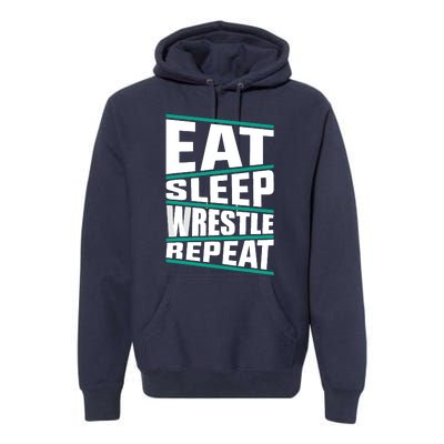 Funny Wrestling Art For Wrestle Athlete Wrestling Premium Hoodie