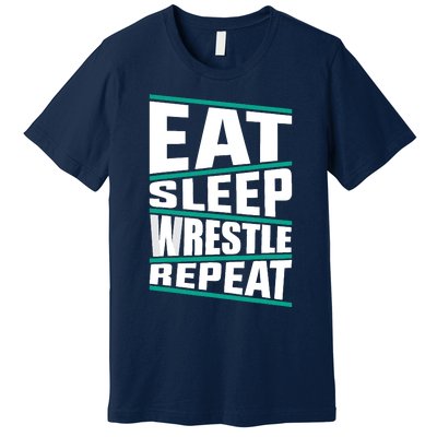 Funny Wrestling Art For Wrestle Athlete Wrestling Premium T-Shirt