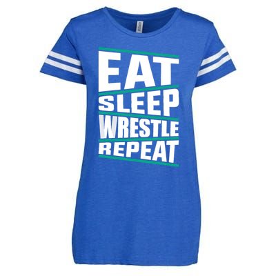 Funny Wrestling Art For Wrestle Athlete Wrestling Enza Ladies Jersey Football T-Shirt