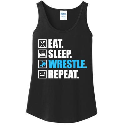 Funny Wrestling Art For Women Wrestle Athlete Wrestling Ladies Essential Tank