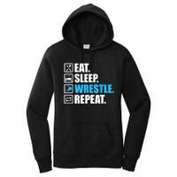 Funny Wrestling Art For Women Wrestle Athlete Wrestling Women's Pullover Hoodie