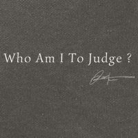 Funny Who Am I To Judge  Perfect For Holidays And Chill Cotton Canvas Backpack