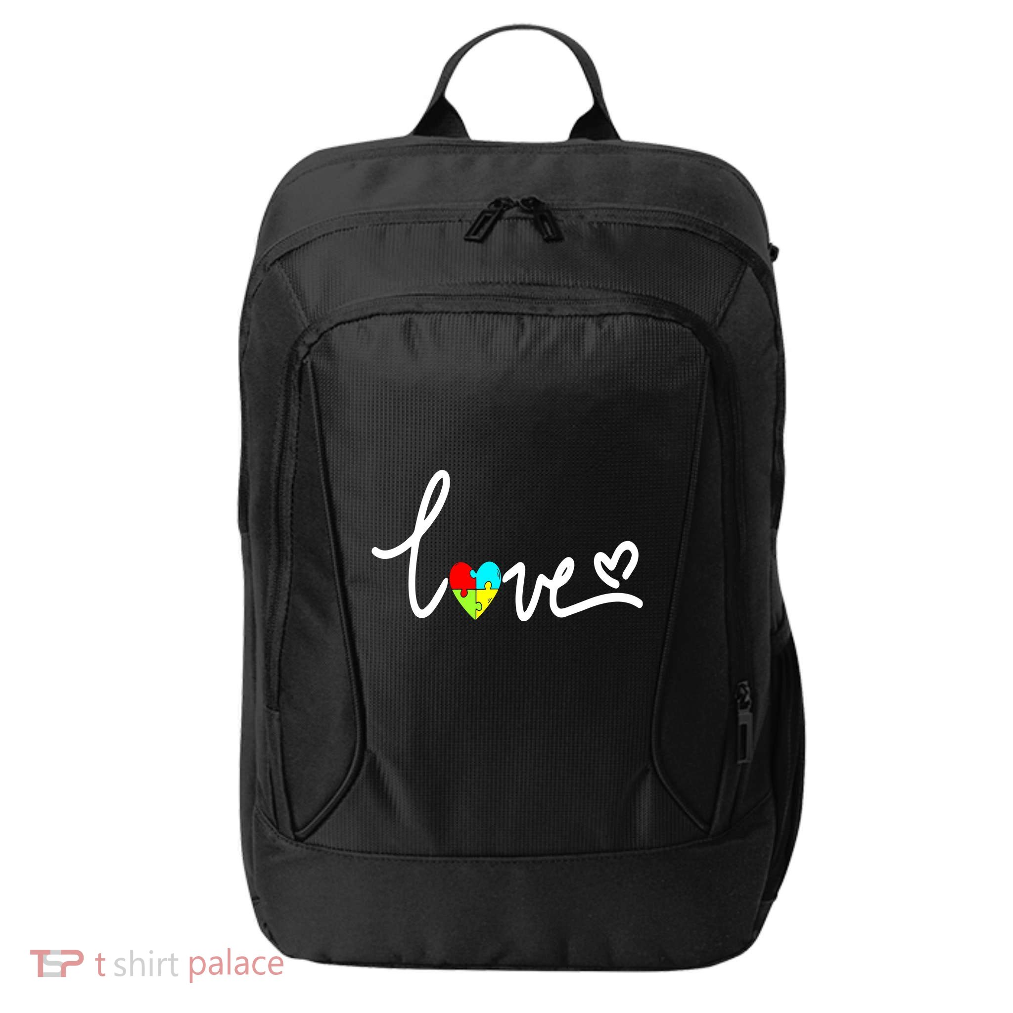 For Women Autism Awareness Plus Size City Backpack