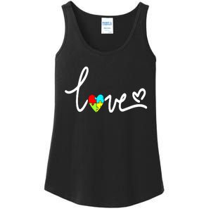 For Women Autism Awareness Plus Size Ladies Essential Tank