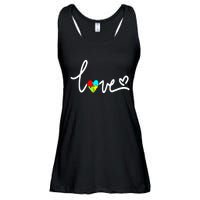 For Women Autism Awareness Plus Size Ladies Essential Flowy Tank