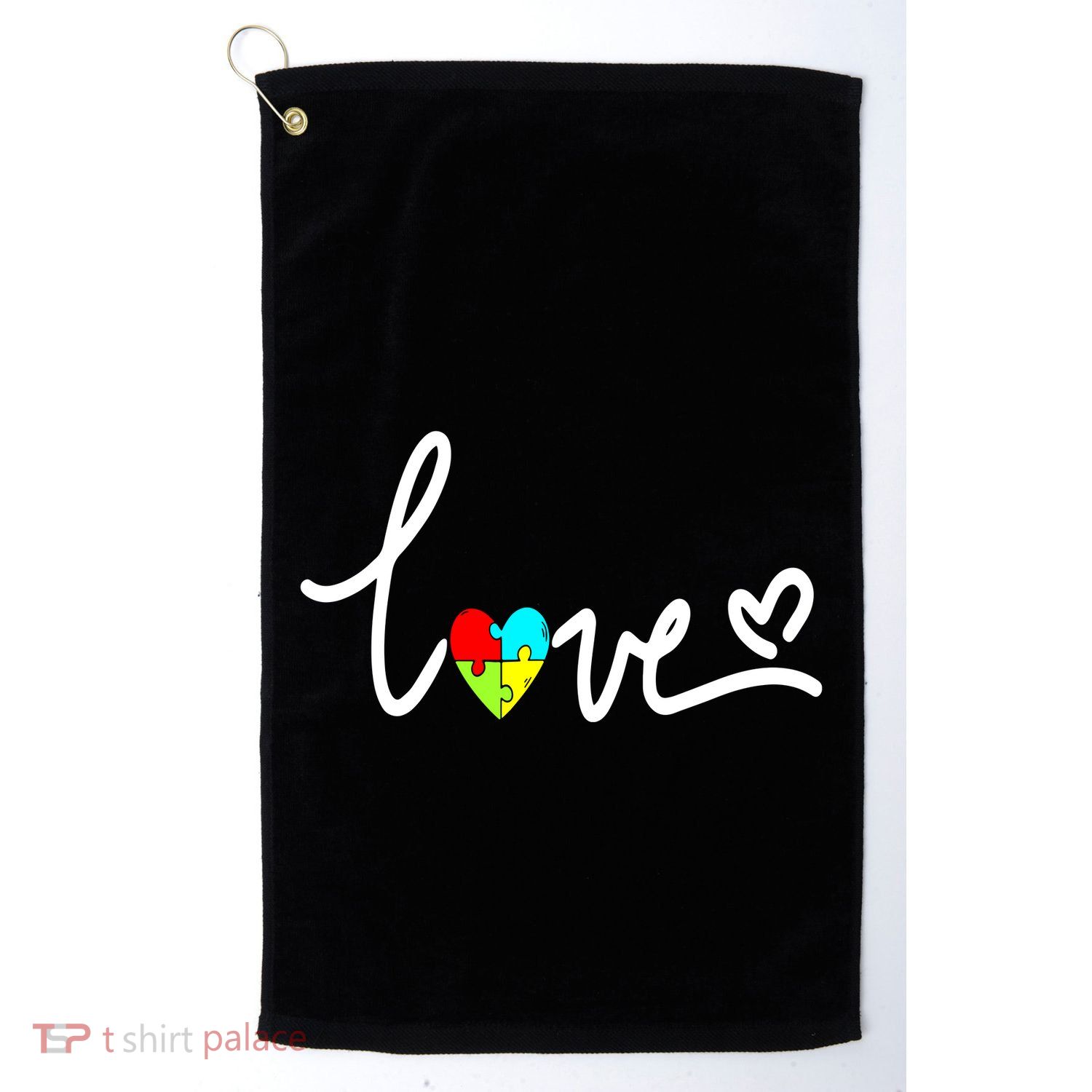 For Women Autism Awareness Plus Size Golf Towel