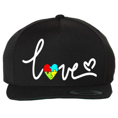 For Women Autism Awareness Plus Size Wool Snapback Cap