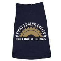 Funny Woodworking And Coffee Graphic Wo And Carpenter Doggie Tank