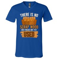 Funny Woodworking And Carpenter Humor And Silly Woodworker Gift V-Neck T-Shirt