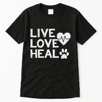 Funny Women And Veterinarian Tech Appreciation Gift Tall T-Shirt
