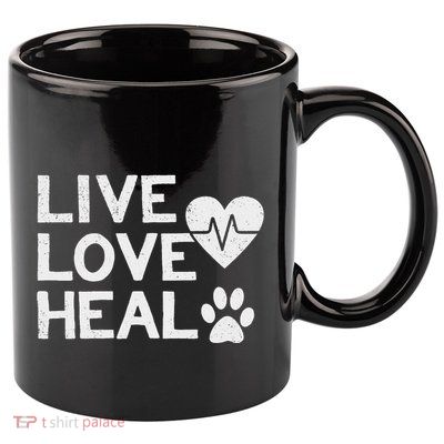 Funny Women And Veterinarian Tech Appreciation Gift 11oz C Handle Ceramic Mug