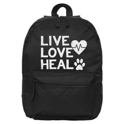 Funny Women And Veterinarian Tech Appreciation Gift 16 in Basic Backpack
