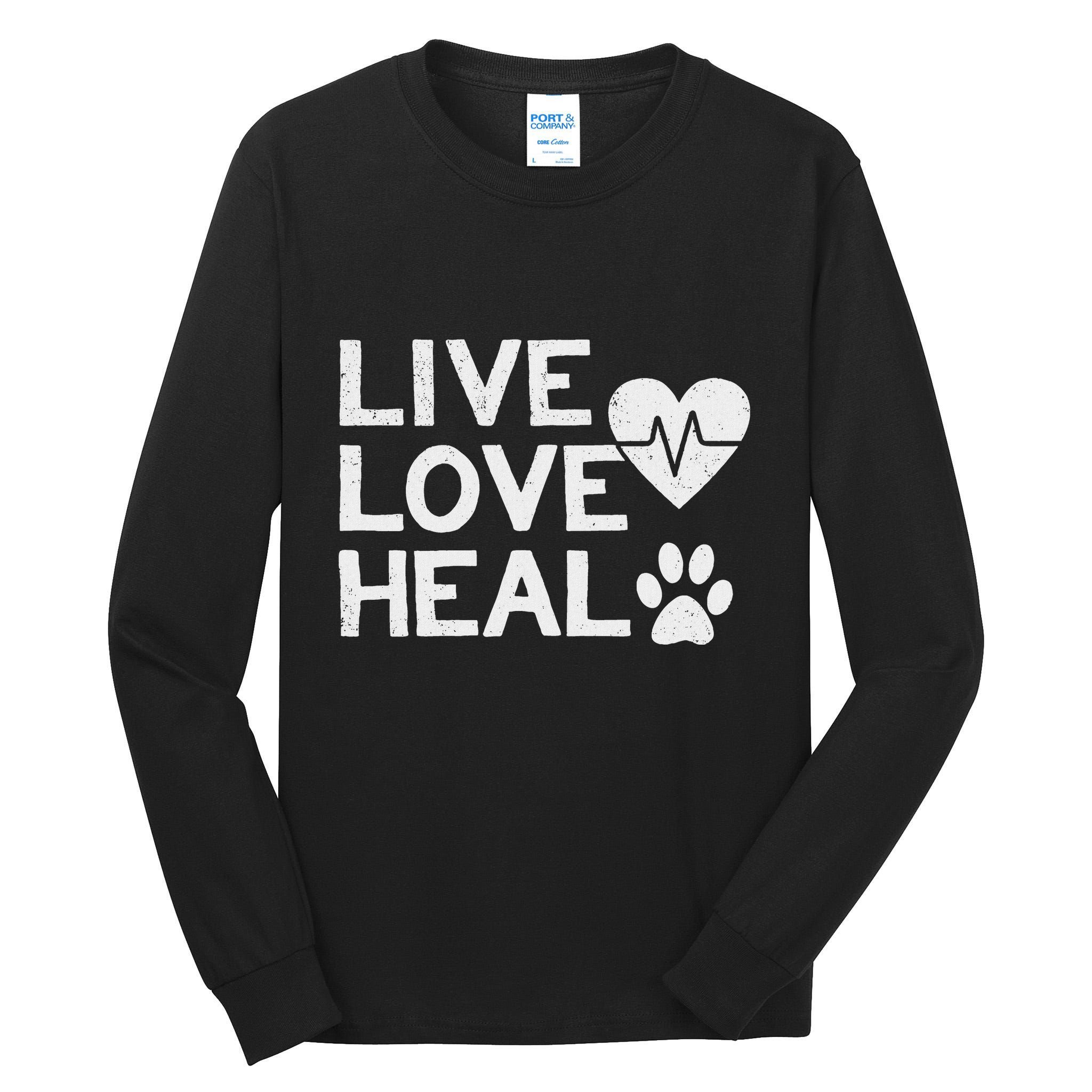 Funny Women And Veterinarian Tech Appreciation Gift Tall Long Sleeve T-Shirt